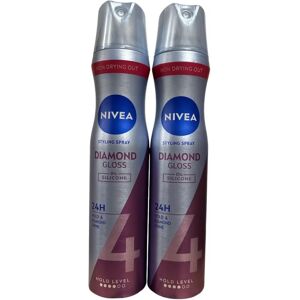 Lacca per capelli Nivea Diamond Gloss - Fissante per donne Lacca per capelli Nivea Diamond Gloss - Fissante per donne