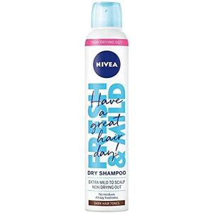 Nivea Ciemne Tony 200 ml Suchy Szampon - Suchy szampon do brązowych włosów Nivea Ciemne Tony 200 ml Suchy Szampon - Suchy szampon do brązowych włosów