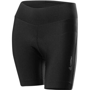 Löffler Zwarte fietsshorts - Toer, Vrouw, Maat 38 Löffler Zwarte fietsshorts - Toer, Vrouw, Maat 38