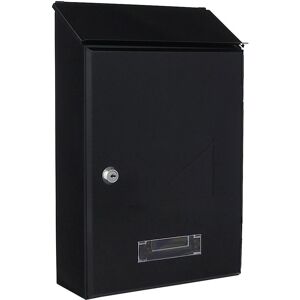 Boîte aux lettres en acier Rottner T02938 - Noir Boîte aux lettres en acier Rottner T02938 - Noir