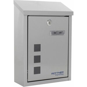 Rottner Edelstahl Wand-Mailebox - Kompakt, Sicher & Wetterfest Rottner Edelstahl Wand-Mailebox - Kompakt, Sicher & Wetterfest