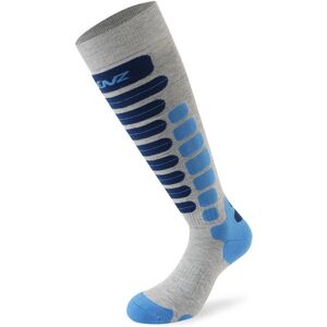 Lenz Skiing 2.0 Unisex Socken - Grau Blau Skisocken Lenz Skiing 2.0 Unisex Socken - Grau Blau Skisocken