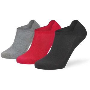 Lenz Performance Sneaker Tech Sokken - Zwart Grijs Rood - Unisex Lenz Performance Sneaker Tech Sokken - Zwart Grijs Rood - Unisex