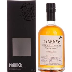 Whisky Pfanner Pfanner Bourbon Oak Cask Single Malt - Fût de chêne de bourbon 56,4% Vol. Publicité Whisky Pfanner Pfanner Bourbon Oak Cask Single Malt - Fût de chêne de bourbon 56,4% Vol. Publicité