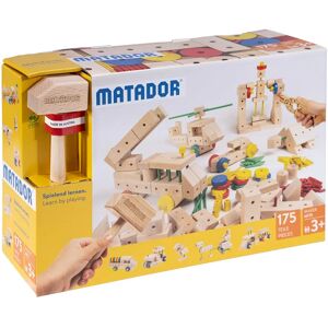 Matador M175 - Kit de construction 175 pièces - Jeu en bois - Publicité Matador M175 - Kit de construction 175 pièces - Jeu en bois - Publicité