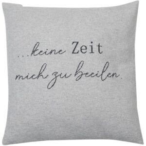 David Fussenegger - Keine Zeit... - Grau - Kissenhülle David Fussenegger - Keine Zeit... - Grau - Kissenhülle