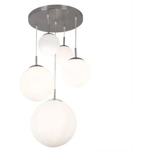 Globo Nickel Pendellampe - 2/3 Glühbirnen - Modernes Design Globo Nickel Pendellampe - 2/3 Glühbirnen - Modernes Design