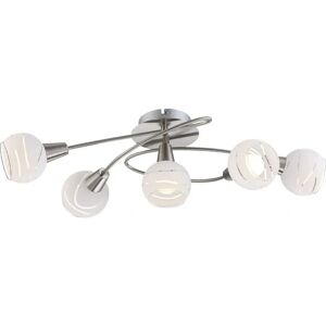 Lustre Globo Lighting Elliott Nichel 5 Lampade - Illuminazione Lustre Globo Lighting Elliott Nichel 5 Lampade - Illuminazione