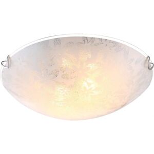 Lampada a Soffitto Globo TORNADO in Vetro Opale Bianco - Stile Classico Lampada a Soffitto Globo TORNADO in Vetro Opale Bianco - Stile Classico