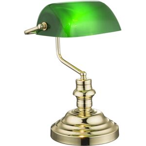 Antyczna lampa stołowa z mosiądzu Globo - E27, 36cm - Klasyczny Styl Antyczna lampa stołowa z mosiądzu Globo - E27, 36cm - Klasyczny Styl