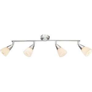Globo Lighting Tadeus Metallo Cromato 4 Lampade - Fermacavi di illuminazione Globo Lighting Tadeus Metallo Cromato 4 Lampade - Fermacavi di illuminazione