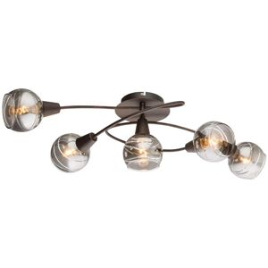 Globo Lighting Isla Bronze E14 5-Lamp Ceiling Light Globo Lighting Isla Bronze E14 5-Lamp Ceiling Light