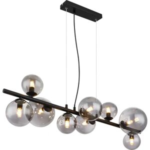 GLOBO 56133-9H Hängeleuchte - Glas, Schwarz Rauch GLOBO 56133-9H Hängeleuchte - Glas, Schwarz Rauch