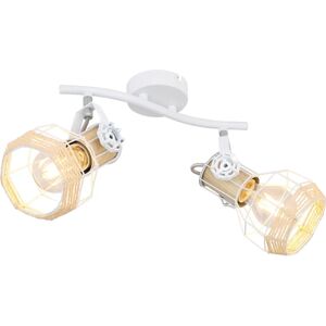 GLOBO 54015-2 Suspension Luminaire - LED E27 - Blanc - Publicité GLOBO 54015-2 Suspension Luminaire - LED E27 - Blanc - Publicité
