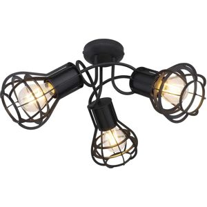 Globo Lighting Clastra Lustre Noir 3 Lampes - Publicité Globo Lighting Clastra Lustre Noir 3 Lampes - Publicité