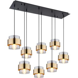 Globo Lighting Milley Fekete függesztett lámpa E27 8 Lámpa - Világítás Globo Lighting Milley Fekete függesztett lámpa E27 8 Lámpa - Világítás