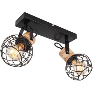 Globo Lighting Lacky Pendant - Black 2 Lamps - Pendant Light Globo Lighting Lacky Pendant - Black 2 Lamps - Pendant Light