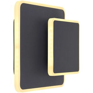 Globo Lighting Wall Lamp - 20x17cm Black Metal LED Globo Lighting Wall Lamp - 20x17cm Black Metal LED