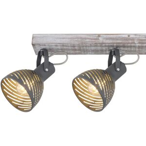 Globo Lighting White Wooden Pendant Spotlight - Ceiling Light with 3 E27 Bulbs Globo Lighting White Wooden Pendant Spotlight - Ceiling Light with 3 E27 Bulbs
