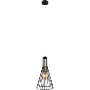 Globo Lighting Milli Schwarze Pendelleuchte - E27, 40W, 120cm Globo Lighting Milli Schwarze Pendelleuchte - E27, 40W, 120cm