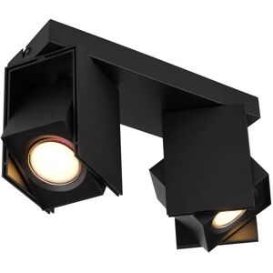 Globo Lighting Rory Schwarzes Metall Deckenleuchte - 2 GU10 5W Globo Lighting Rory Schwarzes Metall Deckenleuchte - 2 GU10 5W