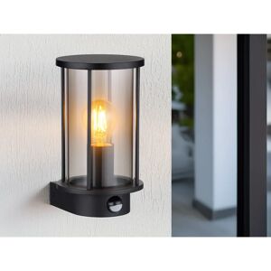 Lámpara de pared GLOBO Gracey - Sensor de movimiento - IP54 negro y humo | 31360S Lámpara de pared GLOBO Gracey - Sensor de movimiento - IP54 negro y humo | 31360S
