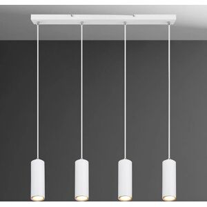 Globo Lighting Robby White Pendant Lamp - 4 GU10 Bulbs Globo Lighting Robby White Pendant Lamp - 4 GU10 Bulbs