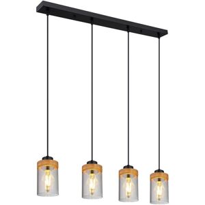 Globo Lighting Finca Black Pendant Lamp - Modern E27 Decor Globo Lighting Finca Black Pendant Lamp - Modern E27 Decor