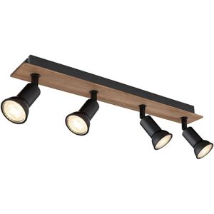 Globo Lighting Drew Metall Braun 4-Lampen Deckenstrahler - Lichtschiene Globo Lighting Drew Metall Braun 4-Lampen Deckenstrahler - Lichtschiene