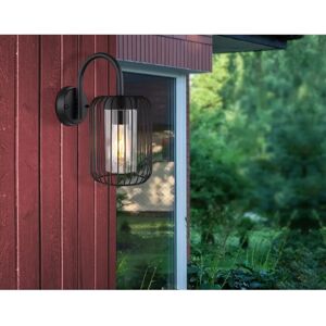Globo Schwarze Wandlampe - Retro Stil - Wandleuchte Globo Schwarze Wandlampe - Retro Stil - Wandleuchte