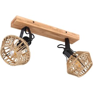 Globo Lighting Valli Braune Pendelleuchte - E27, 2 Lampen, 60W, 25cm Globo Lighting Valli Braune Pendelleuchte - E27, 2 Lampen, 60W, 25cm