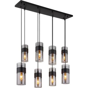 GLOBO Ceiling Lighting - 15718-8 - Modern Style, Metal, Black GLOBO Ceiling Lighting - 15718-8 - Modern Style, Metal, Black