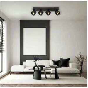 Globo Lighting LED Ceiling Spotlight - 4 LED, Black, Adjustable Globo Lighting LED Ceiling Spotlight - 4 LED, Black, Adjustable
