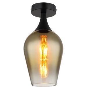 Lámpara de Techo Globo - Dorado - E27 - Diámetro 15cm - Diseño Moderno en Vidrio - Iluminación Interior Lámpara de Techo Globo - Dorado - E27 - Diámetro 15cm - Diseño Moderno en Vidrio - Iluminación Interior