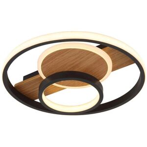 GLOBO 67322-24 Ceiling Light - Wood Imitation, Black & White GLOBO 67322-24 Ceiling Light - Wood Imitation, Black & White