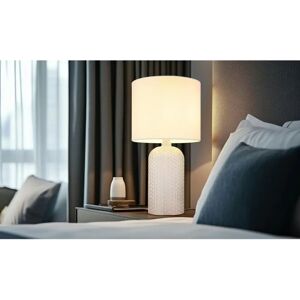 Globo Lighting Höffner - White Table Lamp Globo Lighting Höffner - White Table Lamp