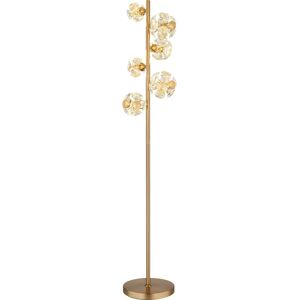 GLOBO 16047S Iluminación de suelos LED - Oro - 155cm - Lámpara de interior de lujo GLOBO 16047S Iluminación de suelos LED - Oro - 155cm - Lámpara de interior de lujo