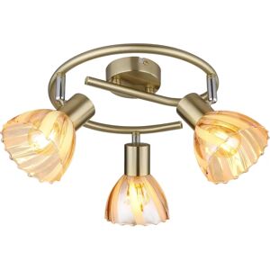 GLOBO Zachery - Suspension Lighting - 3xE14 - 460mm - Gold - Suspended Light GLOBO Zachery - Suspension Lighting - 3xE14 - 460mm - Gold - Suspended Light