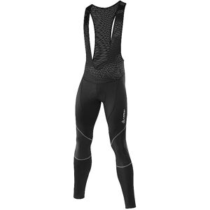 LÖFFLER Herren Rad Trägerhose - Winddicht, Warm, Elastisch - Schwarz LÖFFLER Herren Rad Trägerhose - Winddicht, Warm, Elastisch - Schwarz