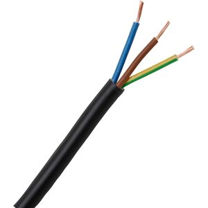 Kopp Model 152305846 Zwart 3x0.75mm² Kabel - Kabel Kopp Model 152305846 Zwart 3x0.75mm² Kabel - Kabel