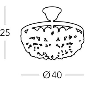 Kolarz VALERIE - Klassischer Deckenleuchte Poliert Gold Kolarz VALERIE - Klassischer Deckenleuchte Poliert Gold