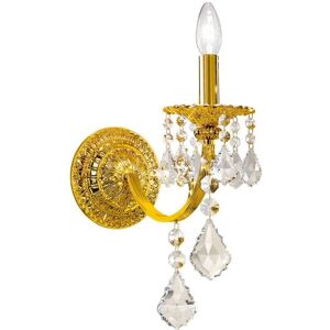 Kolarz Pisani Crystal Gold Wall Lamp - Crystal Candle - IP20 Kolarz Pisani Crystal Gold Wall Lamp - Crystal Candle - IP20