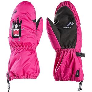 ZANIER Kids Fuchsia-Schwarz Wasserdichte Winter Fäustlinge ZANIER Kids Fuchsia-Schwarz Wasserdichte Winter Fäustlinge