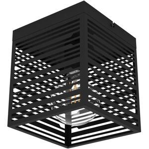 EGLO Piedritas Ceiling Light - Modern Square Black Dimmable Lamp EGLO Piedritas Ceiling Light - Modern Square Black Dimmable Lamp
