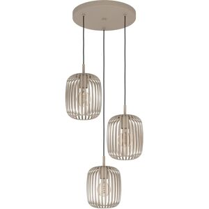 EGLO Romazzina Pendant Light Sand Color E27 3x40W - Pendant Light EGLO Romazzina Pendant Light Sand Color E27 3x40W - Pendant Light