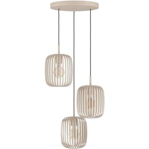 EGLO Romazzina Pendant Light Sand Color E27 3x40W - Pendant Light EGLO Romazzina Pendant Light Sand Color E27 3x40W - Pendant Light