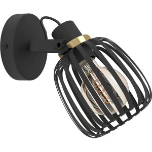 Eglo Girona Einzelspot - Schwarz & Gebürstetes Messing - Deckenleuchte Eglo Girona Einzelspot - Schwarz & Gebürstetes Messing - Deckenleuchte