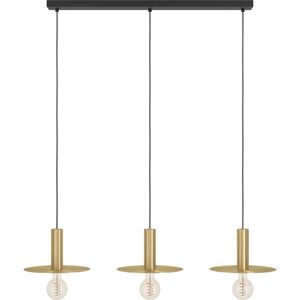 EGLO Escandell Pendant Light - Brass & Black - 110cm EGLO Escandell Pendant Light - Brass & Black - 110cm