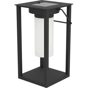 EGLO USIGNI Solar Lantern - Black/White - Outdoor Lighting EGLO USIGNI Solar Lantern - Black/White - Outdoor Lighting