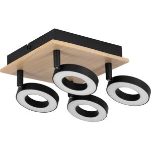 EGLO Rielves Wood LED Wall & Ceiling Light - Modern Design EGLO Rielves Wood LED Wall & Ceiling Light - Modern Design